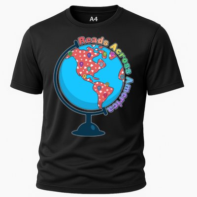 Reads Across America World Globe Book Lover Performance Shirt