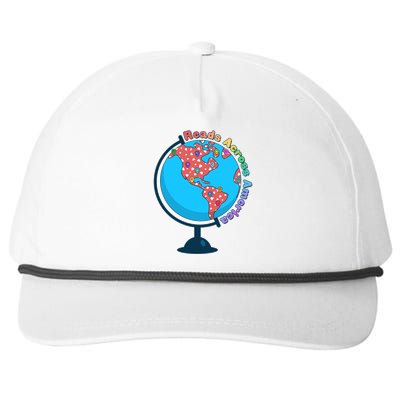 Reads Across America World Globe Book Lover Snapback Five-Panel Rope Hat