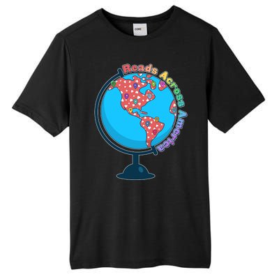 Reads Across America World Globe Book Lover Tall Fusion ChromaSoft Performance T-Shirt