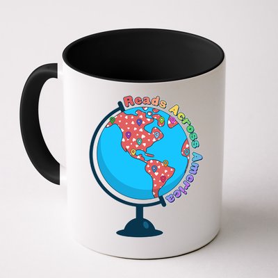 Reads Across America World Globe Book Lover Mug