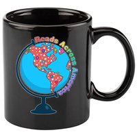 Reads Across America World Globe Book Lover 11oz C Handle Ceramic Mug