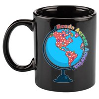 Reads Across America World Globe Book Lover 11oz C Handle Ceramic Mug