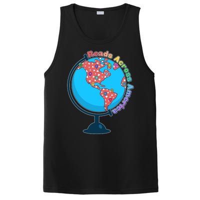 Reads Across America World Globe Book Lover PosiCharge Competitor Tank