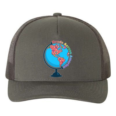 Reads Across America World Globe Book Lover Yupoong Adult 5-Panel Trucker Hat