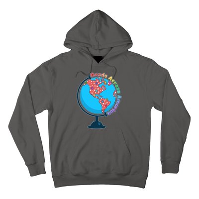 Reads Across America World Globe Book Lover Hoodie