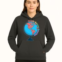 Reads Across America World Globe Book Lover Hoodie