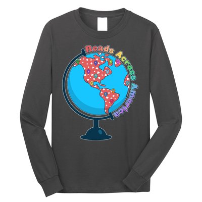 Reads Across America World Globe Book Lover Long Sleeve Shirt