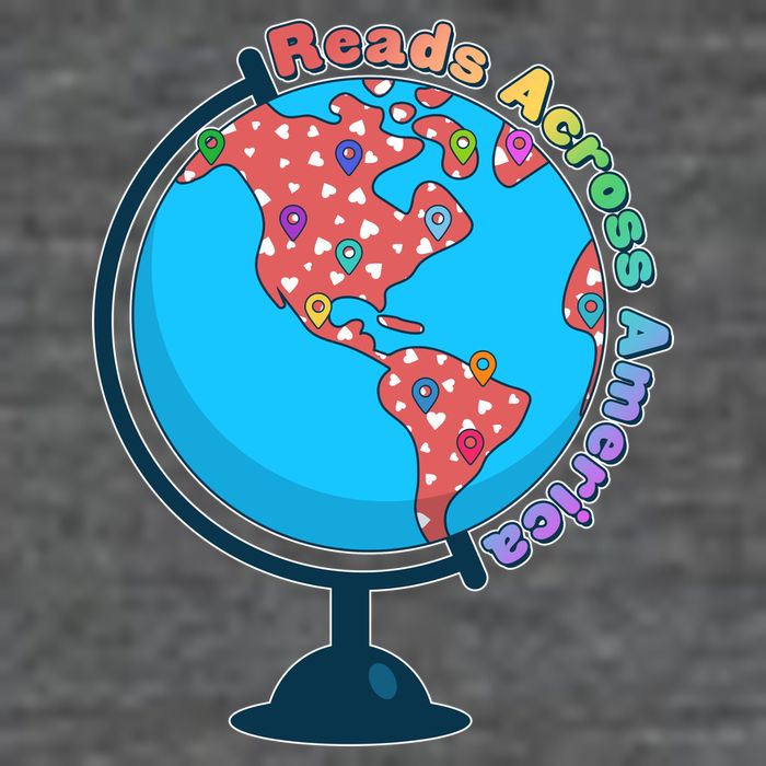 Reads Across America World Globe Book Lover 7-Panel Snapback Hat