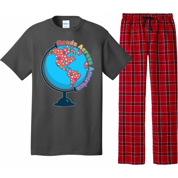 Reads Across America World Globe Book Lover Pajama Set