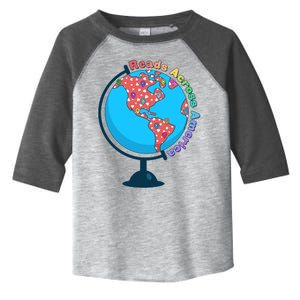 Reads Across America World Globe Book Lover Toddler Fine Jersey T-Shirt