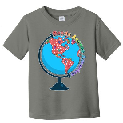 Reads Across America World Globe Book Lover Toddler T-Shirt