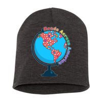 Reads Across America World Globe Book Lover Short Acrylic Beanie