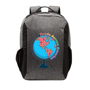 Reads Across America World Globe Book Lover Vector Backpack