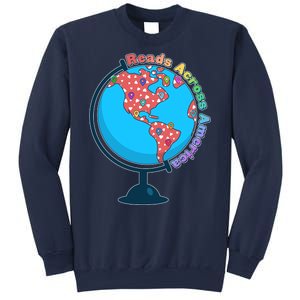 Reads Across America World Globe Book Lover Sweatshirt