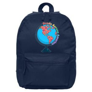 Reads Across America World Globe Book Lover 16 in Basic Backpack