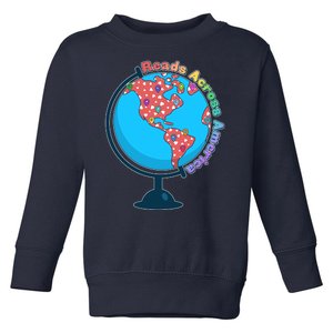 Reads Across America World Globe Book Lover Toddler Sweatshirt