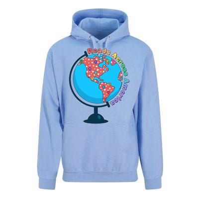 Reads Across America World Globe Book Lover Unisex Surf Hoodie