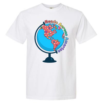 Reads Across America World Globe Book Lover Garment-Dyed Heavyweight T-Shirt