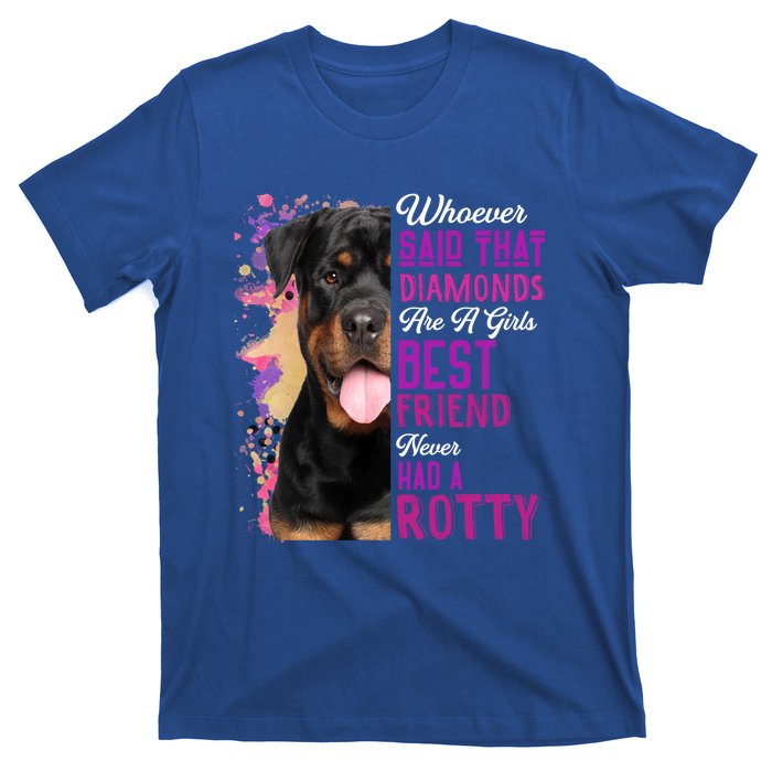 Rottweilers Are A Best Friend Dog Mama Rotty Lover Mom Gift T-Shirt