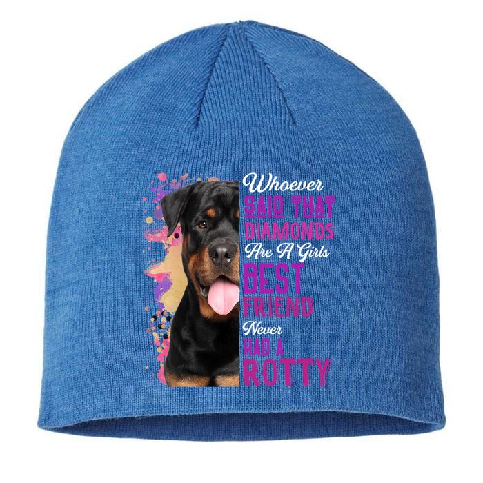 Rottweilers Are A Best Friend Dog Mama Rotty Lover Mom Gift Sustainable Beanie