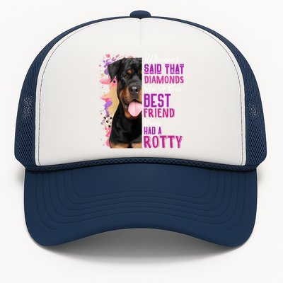 Rottweilers Are A Best Friend Dog Mama Rotty Lover Mom Gift Trucker Hat