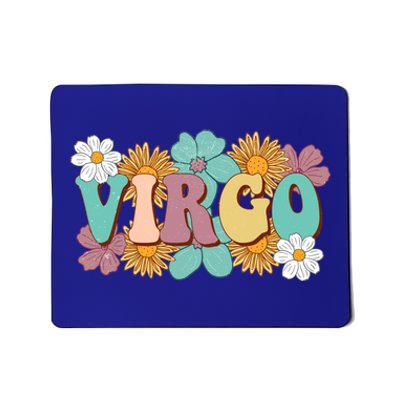 Retro Astrology August September Birthday Zodiac Sign Virgo Gift Mousepad