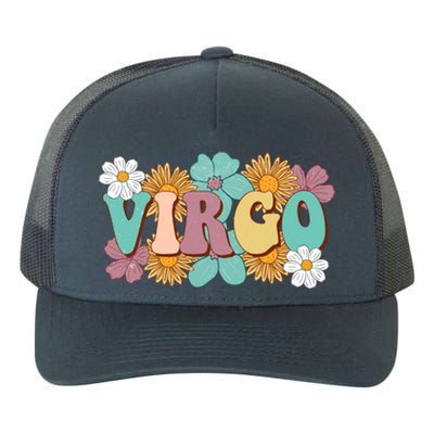 Retro Astrology August September Birthday Zodiac Sign Virgo Gift Yupoong Adult 5-Panel Trucker Hat