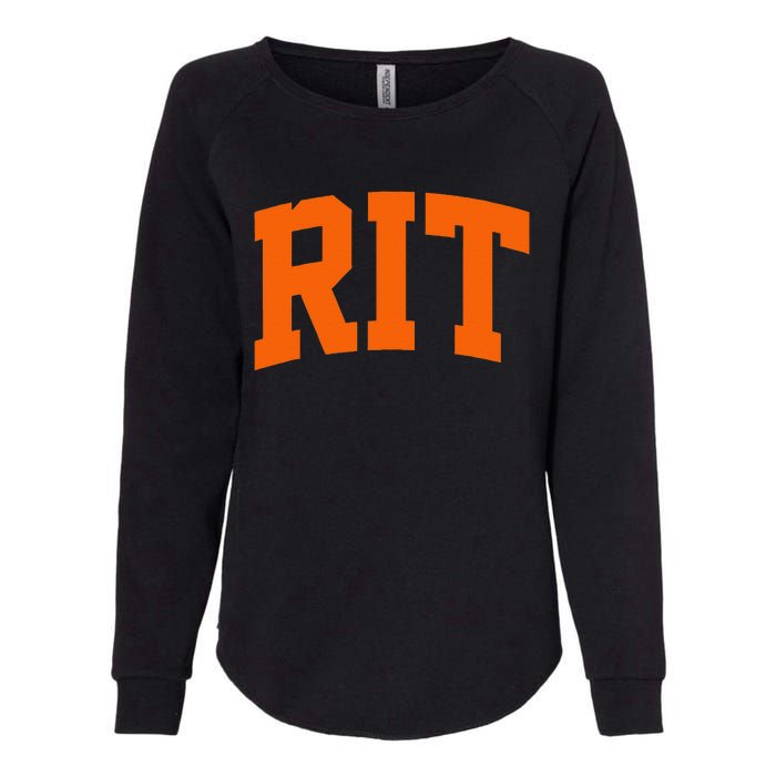 RIT Arch Athletic College University Womens California Wash Sweatshirt