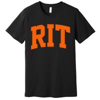 RIT Arch Athletic College University Premium T-Shirt