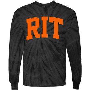 RIT Arch Athletic College University Tie-Dye Long Sleeve Shirt