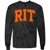 RIT Arch Athletic College University Tie-Dye Long Sleeve Shirt