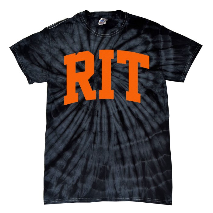 RIT Arch Athletic College University Tie-Dye T-Shirt