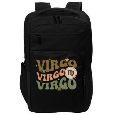 Retro Astrology August September Birthday Zodiac Sign Virgo Cute Gift Impact Tech Backpack