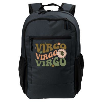 Retro Astrology August September Birthday Zodiac Sign Virgo Cute Gift Daily Commute Backpack