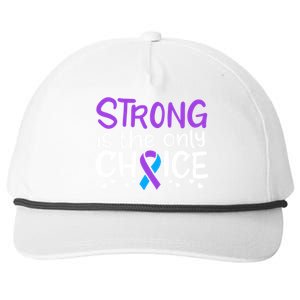 Rheumatoid Arthritis Awareness Ribbon Arthritis Warrior Funny Gift Snapback Five-Panel Rope Hat