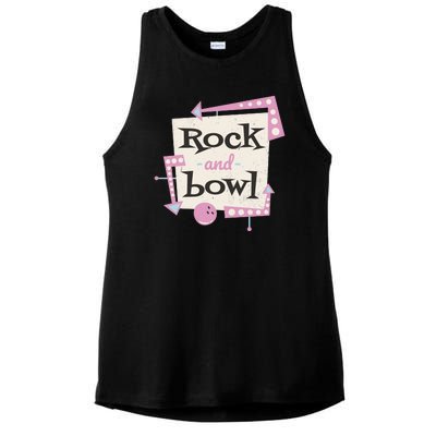 Rock And Bowl Ladies PosiCharge Tri-Blend Wicking Tank