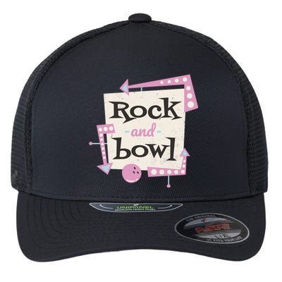 Rock And Bowl Flexfit Unipanel Trucker Cap