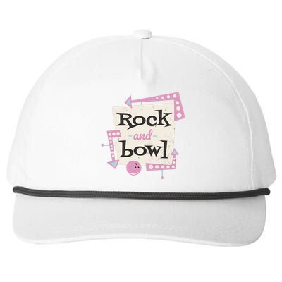 Rock And Bowl Snapback Five-Panel Rope Hat