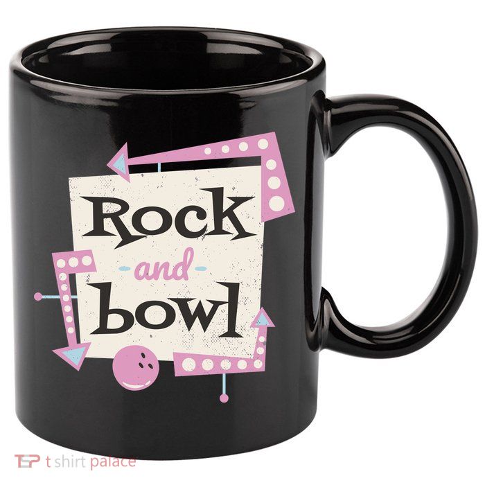 Rock And Bowl 11oz C Handle Ceramic Mug