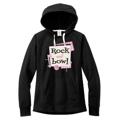 Rock And Bowl Women's Fleece Hoodie