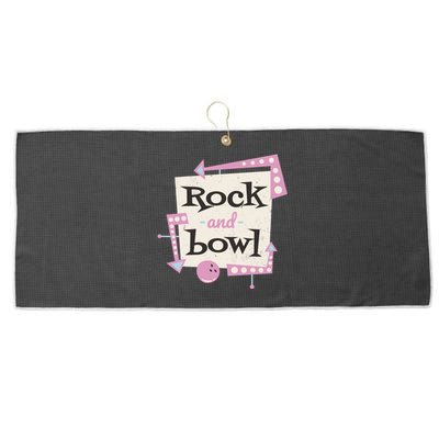 Rock And Bowl Large Microfiber Waffle Golf Towel