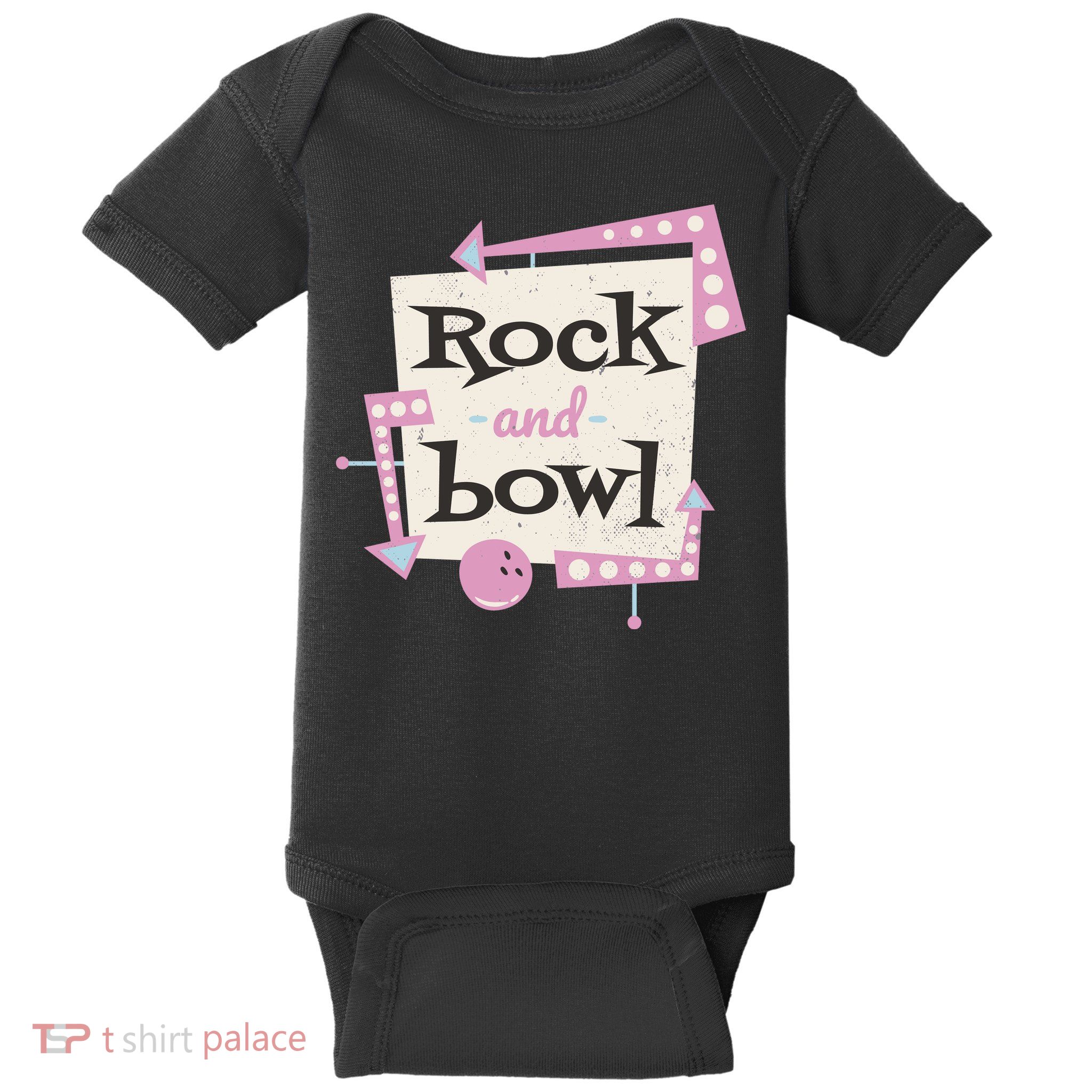 Rock And Bowl Baby Bodysuit