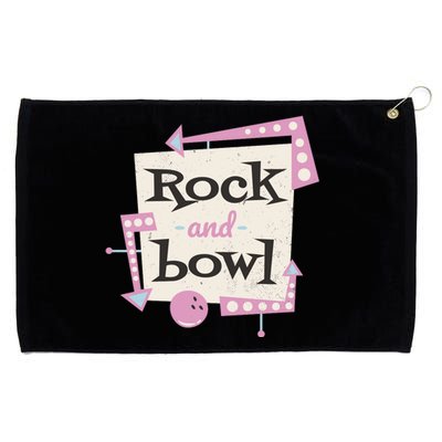 Rock And Bowl Grommeted Golf Towel