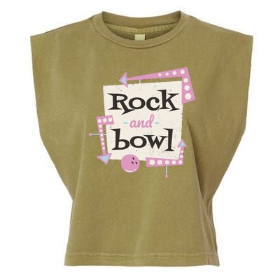 Rock And Bowl Garment-Dyed Women's Muscle Tee