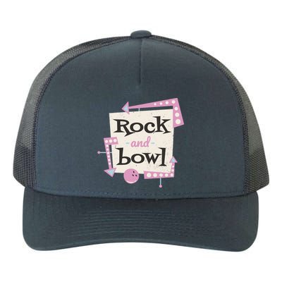 Rock And Bowl Yupoong Adult 5-Panel Trucker Hat