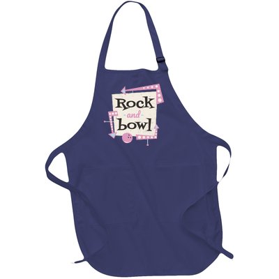 Rock And Bowl Full-Length Apron With Pockets