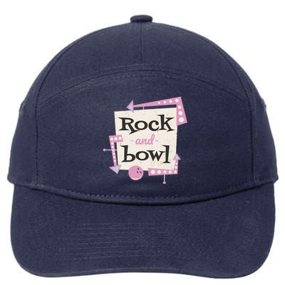 Rock And Bowl 7-Panel Snapback Hat