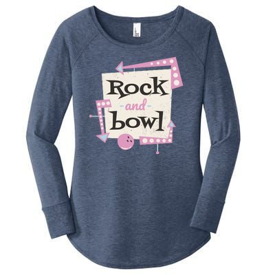 Rock And Bowl Women's Perfect Tri Tunic Long Sleeve Shirt