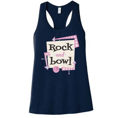 Rock And Bowl Women's Racerback Tank