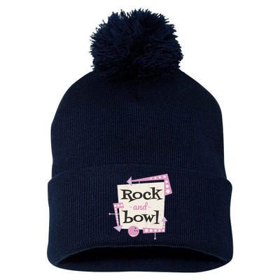 Rock And Bowl Pom Pom 12in Knit Beanie